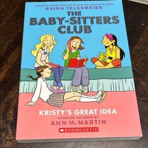 Scholastic The Baby-Sitters Club Graphic Novel - Pink and Blue Cover